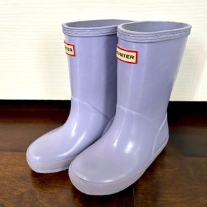 Kids Hunter Rain Boots, Light Purple, UK 7, US 8